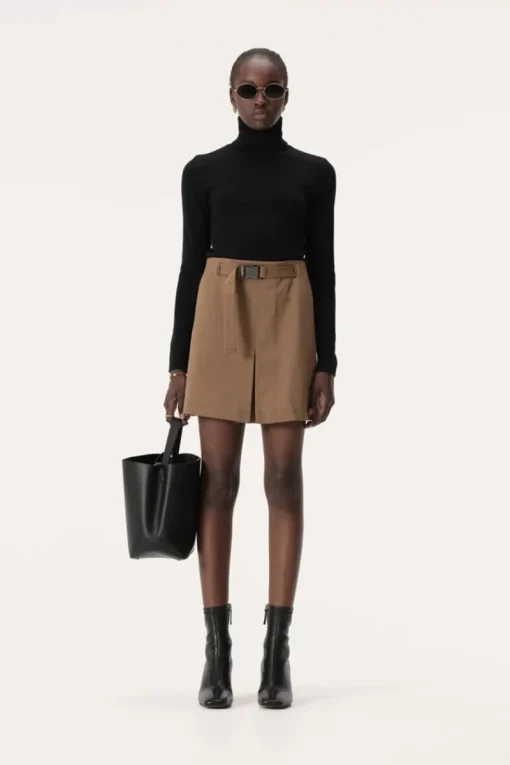 Women Elka Collective - Raquel Skirt (Dark Taupe)