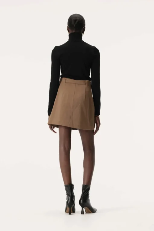 Women Elka Collective - Raquel Skirt (Dark Taupe)