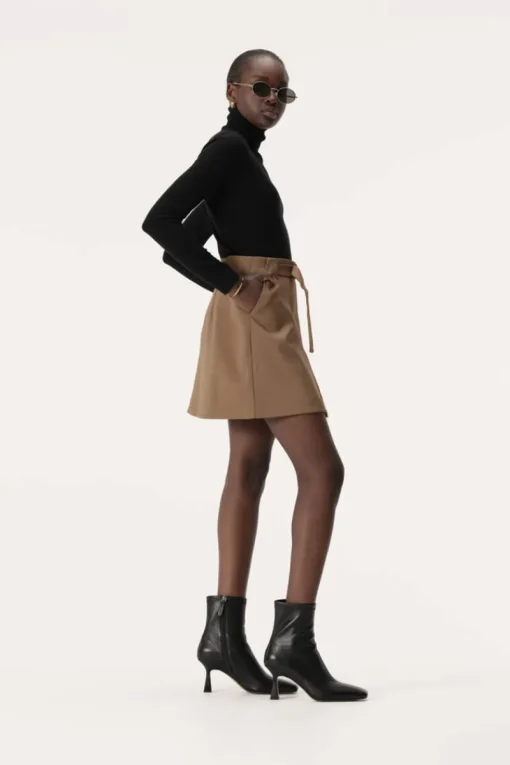 Women Elka Collective - Raquel Skirt (Dark Taupe)