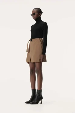 Women Elka Collective - Raquel Skirt (Dark Taupe)