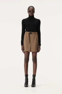 Women Elka Collective - Raquel Skirt (Dark Taupe)