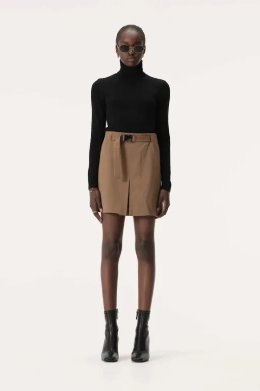 Women Elka Collective - Raquel Skirt (Dark Taupe)