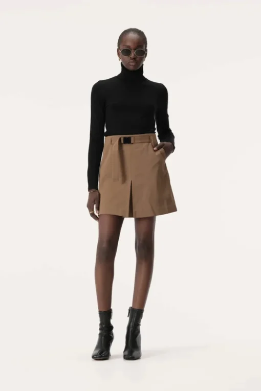Women Elka Collective - Raquel Skirt (Dark Taupe)