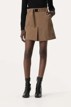 Women Elka Collective - Raquel Skirt (Dark Taupe)
