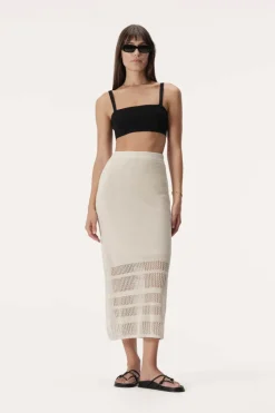 Women Elka Collective - Rivera Skirt (Ivory)