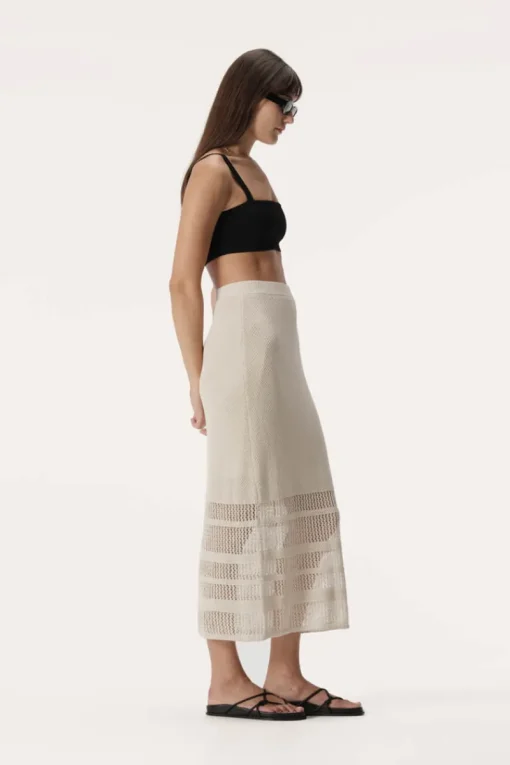 Women Elka Collective - Rivera Skirt (Ivory)