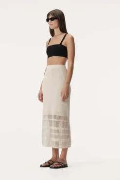 Women Elka Collective - Rivera Skirt (Ivory)