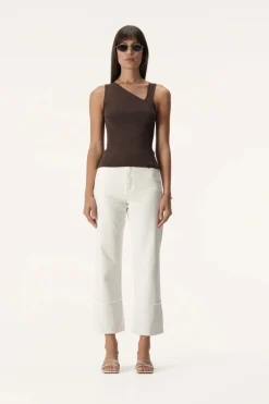 Elka Collective - ROTH KNIT TOP (DARK TAUPE)