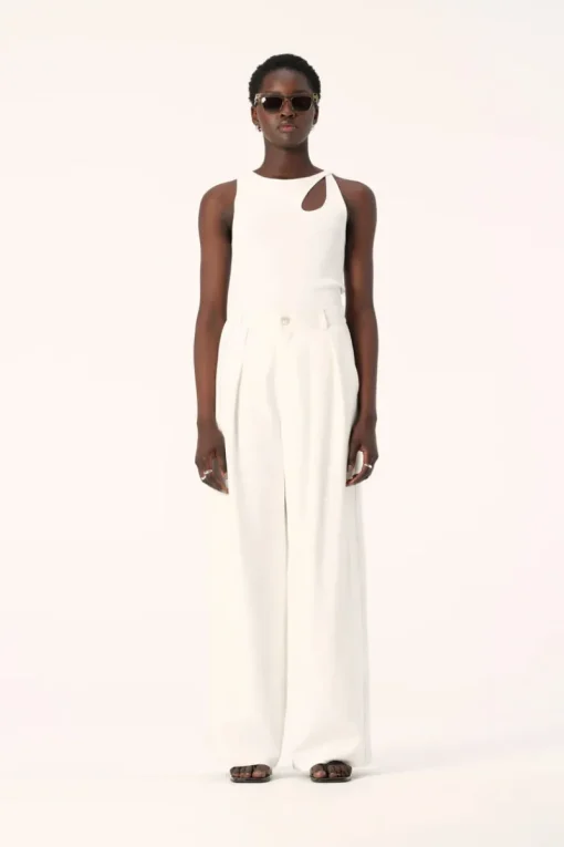 Elka Collective - Silves Knit Top (White)