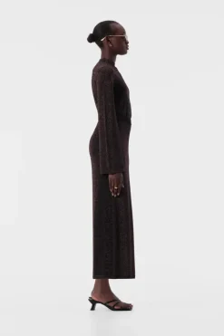 Women Elka Collective - THELMA KNIT TOP (COPPER LUREX)