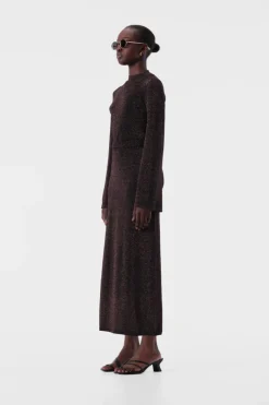 Women Elka Collective - THELMA KNIT TOP (COPPER LUREX)