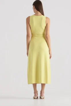 Elka Collective - Theresa Knit Dress (Citrus)