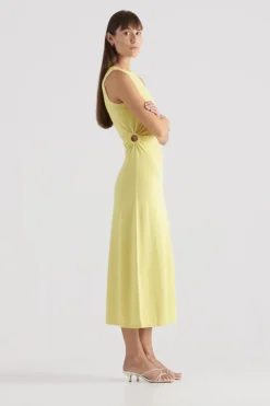 Elka Collective - Theresa Knit Dress (Citrus)