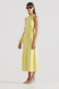Elka Collective - Theresa Knit Dress (Citrus)