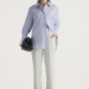 Women Elka Collective - Tomas Shirt (Sky Blue Stripe)