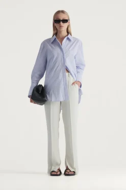 Women Elka Collective - Tomas Shirt (Sky Blue Stripe)
