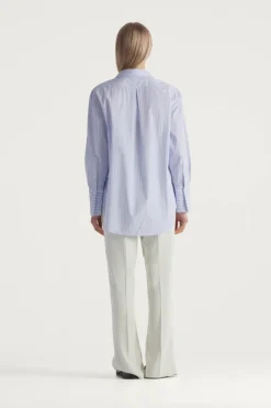 Women Elka Collective - Tomas Shirt (Sky Blue Stripe)