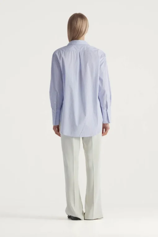 Women Elka Collective - Tomas Shirt (Sky Blue Stripe)