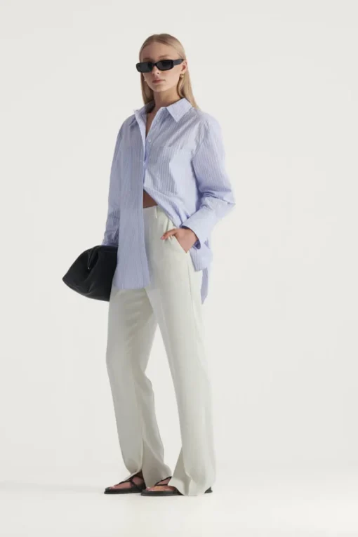 Women Elka Collective - Tomas Shirt (Sky Blue Stripe)