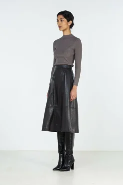 Elka Collective - Vail Skirt (Chocolate)