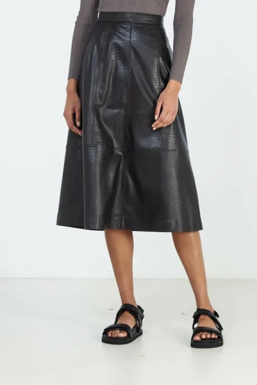 Elka Collective - Vail Skirt (Chocolate)