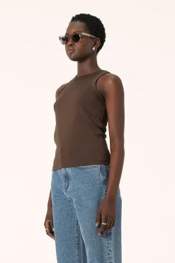 Elka Collective - Zoe Tank (Chocolate)