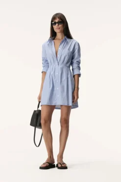 Elka Collective - CHARLOTTE DRESS (BLUE STRIPE)