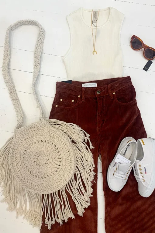 Women Elysian Collective Elysian - Crochet Bag Cream