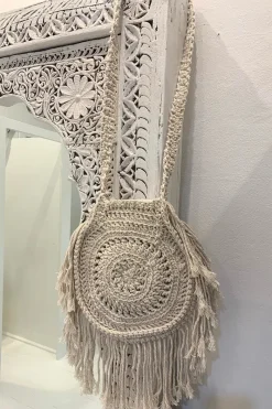 Women Elysian Collective Elysian - Crochet Bag Cream