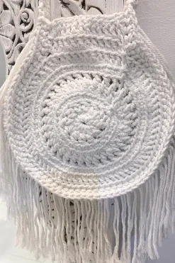 Women Elysian Collective Elysian - Crochet Bag White