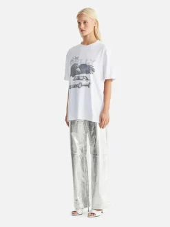 Ena Pelly - JESSIE OVERSIZED TEE DRIFT (WHITE)