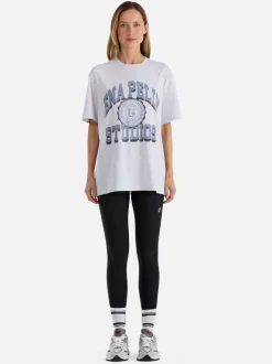 Ena Pelly - A LEAGUE TEE (WHITE MARLE)