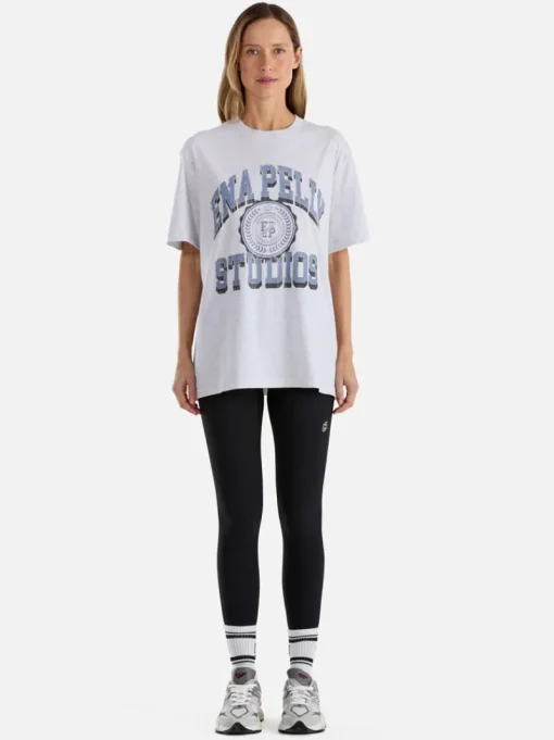 Ena Pelly - A LEAGUE TEE (WHITE MARLE)