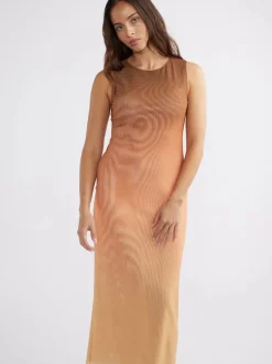 Ena Pelly - ARI OMBRE DRESS (SUNSET OMBRE)