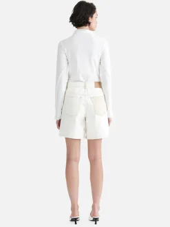 Ena Pelly - AUDREY MINI SHORT (WHITE / STONE)