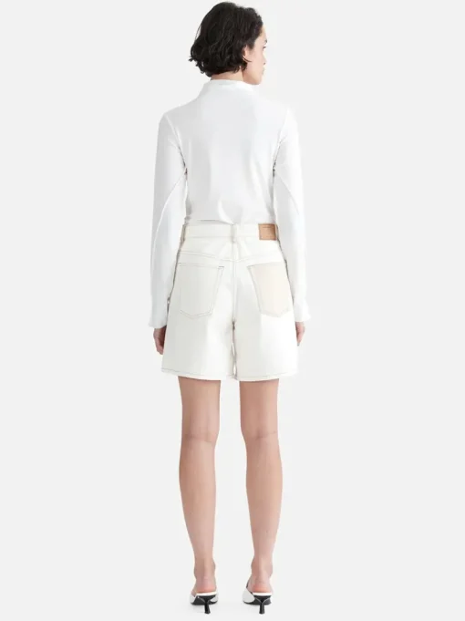 Ena Pelly - AUDREY MINI SHORT (WHITE / STONE)