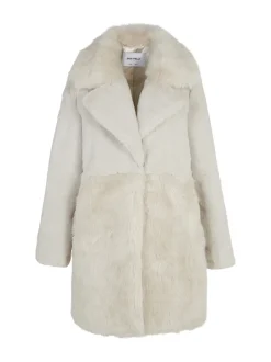 Ena Pelly - Bobby Faux Fur Jacket (Bone)