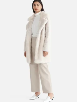 Ena Pelly - Bobby Faux Fur Jacket (Bone)