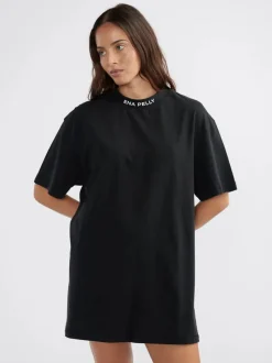 Ena Pelly - CASSIE TEE DRESS (WASHED BLACK)