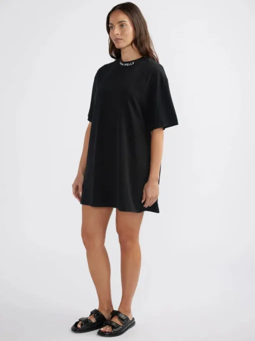 Ena Pelly - CASSIE TEE DRESS (WASHED BLACK)