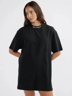 Ena Pelly - CASSIE TEE DRESS (WASHED BLACK)