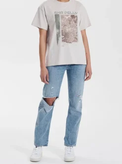 Ena Pelly - Cheetah Tee (Alabaster)