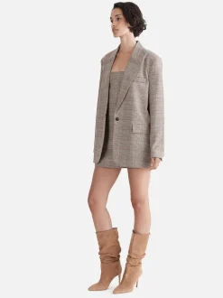 Ena Pelly - ELENA BOYFRIEND BLAZER (MINI CHECK)