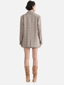 Ena Pelly - ELENA BOYFRIEND BLAZER (MINI CHECK)