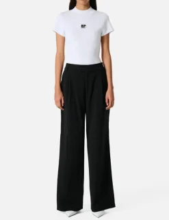 Ena Pelly - Ellen Short Sleeve Knit Top (White)