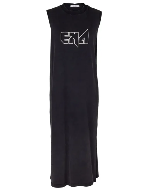 Ena Pelly - Ena Logo Muscle Tank Dress (Vintage Black)
