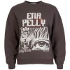 Ena Pelly - Eye of The Tiger Relaxed Sweater (Charcoal)