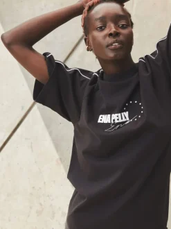 Ena Pelly - Fast Track Logo Tee (Black) FINAL SALE