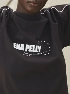 Ena Pelly - Fast Track Logo Tee (Black) FINAL SALE