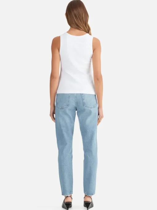 Ena Pelly - KENDALL MONOGRAM TANK (WHITE)
